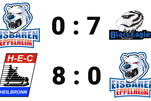 Eisbären erneut chancenlos